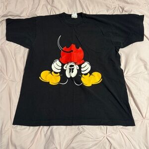 Disney Black Mickey Mouse Graphic Tee